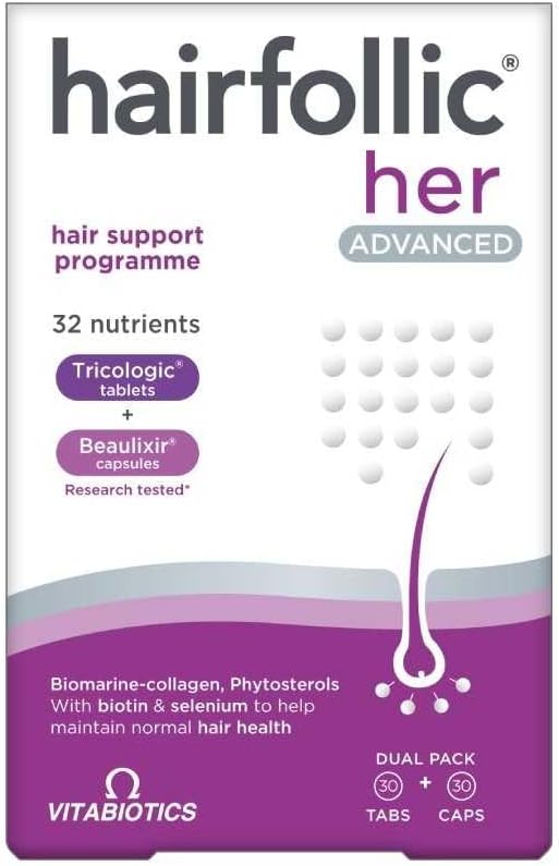 Vitabiotics Hairfollic Woman Advanced Capsules, 60 Count - görsel 4