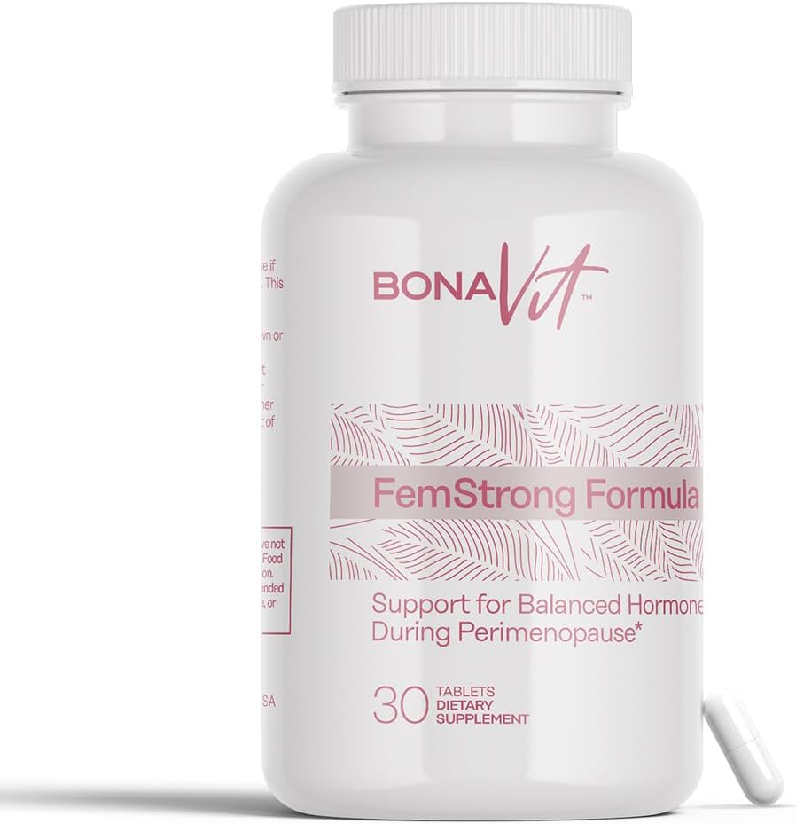 FemStrong - Natural Women’s Wellness Supplement - Hormonal Balance - 30 Vegan Tablets - görsel 1
