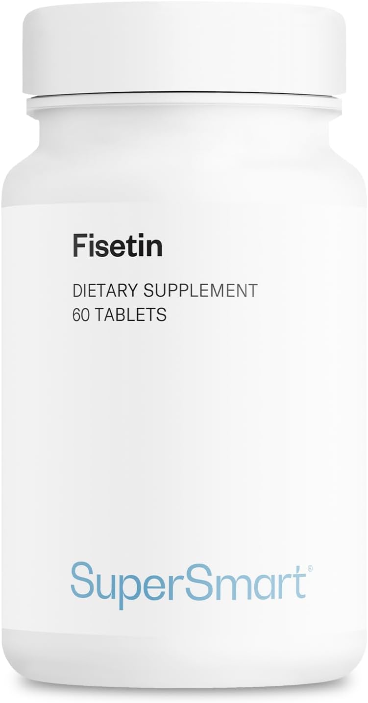 Supersmart Fisetin 500mg per Day – 98% Pure – 60 Tablets - görsel 1