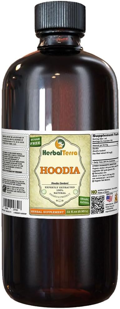 Hoodia Gordonii Tincture – Organic Liquid Extract, 950 ml - görsel 1
