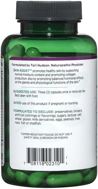 Vitanica Skin Assist, Skin Support, Vegan, 90 Capsules