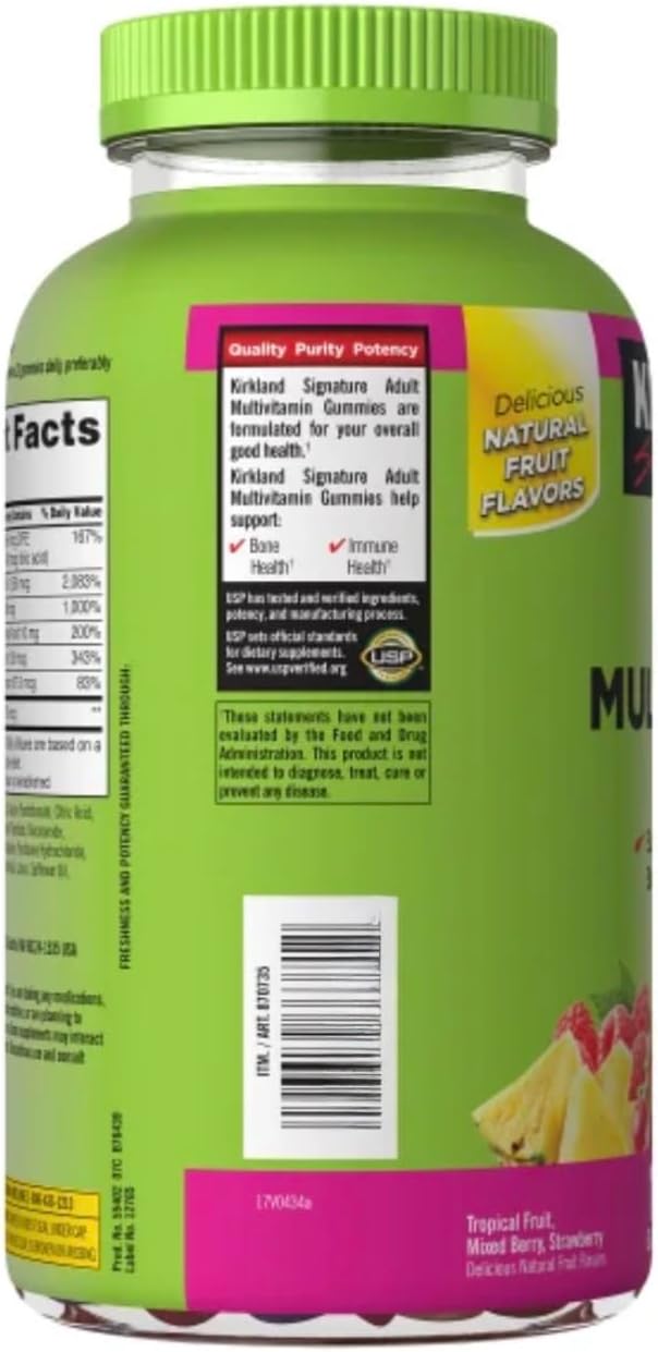 Kirkland Signature dCDtdm Adult Multi Gummies, 160 Count - görsel 4