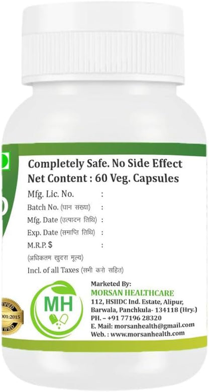 Pashanabheda (Bergenia ligulata) Powder Capsules - 500mg, 120 Veg Capsules - Ayurvedic Herbal Supplement