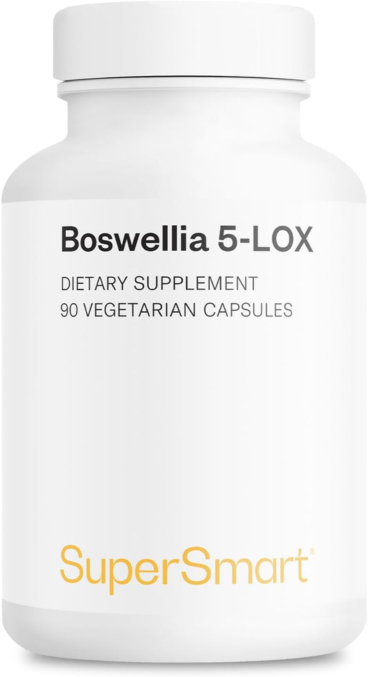 Supersmart 5-Loxin – Patented AKBA Boswellia Serrata Extract (200mg per day, 90 Capsules)