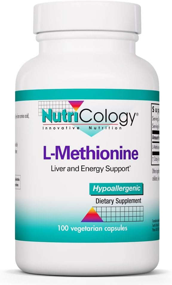 Allergy Research Group NutriCology L-Methionine – Essential Amino Acid Supplement for Liver and Energy Support - görsel 1