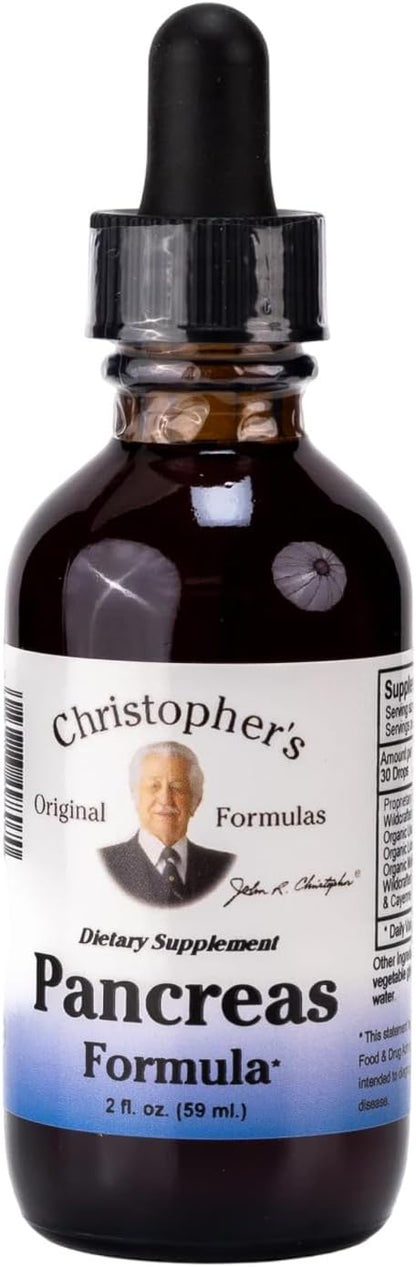 Christopher's Original Formulae Pancreas Formula Extract, 2 fl oz (59 ml)