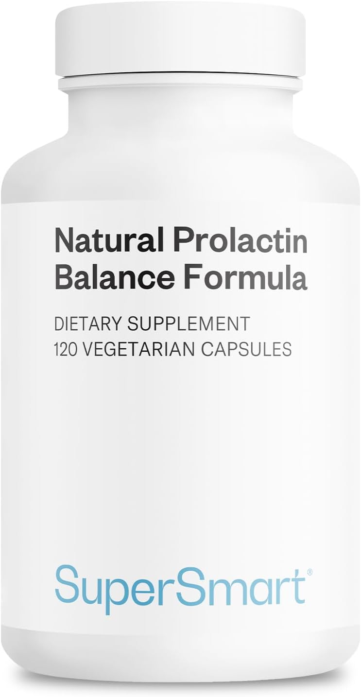 Supersmart Natural Anti-Prolactin Supplement with P5P, Mucuna Pruriens, Maca Root, Ashwagandha – 120 Vegetarian Capsules - görsel 1
