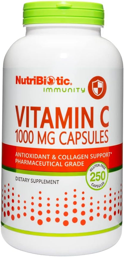 NutriBiotic Vitamin C 1000 mg Capsules – 500 Capsules