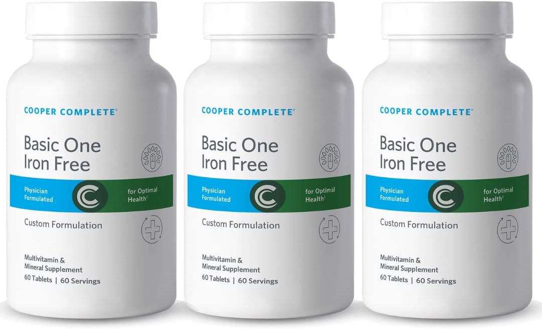Cooper Complete Basic One Iron Free One A Day Multivitamin - 60 Tablets, Pack of 3 - görsel 6