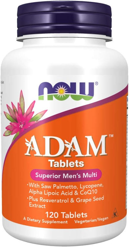 NOW Foods ADAM Men's Multivitamin - 120 Tablets