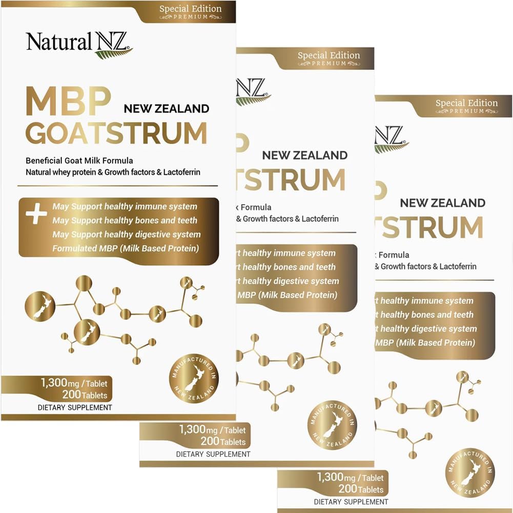 Natural NZ MBP Goatstrum 200 Tablets (3-Pack) - görsel 1