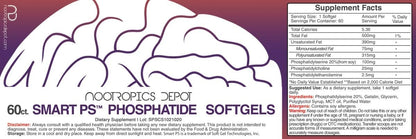 Smart PS Phosphatide Complex – 100mg, 60 Soft Capsules