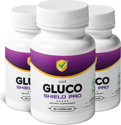 GlucoShield Pro – Natural Supplement with B Vitamins, Magnesium, Zinc and Calcium