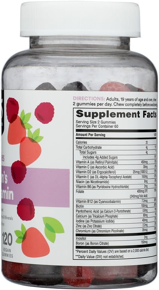 365 by Whole Foods Market Women's Multivitamin Gummies, 120 Gummies - görsel 2