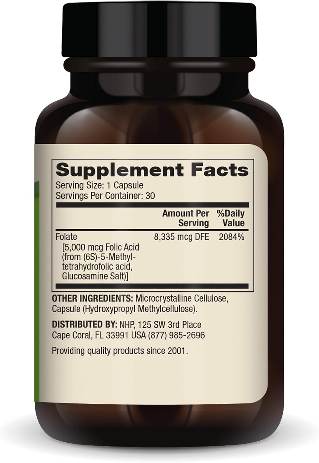 Dr. Mercola Methyl Folate - 5 mg - 30 Capsules - görsel 2