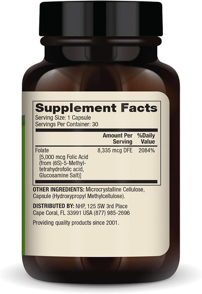 Dr. Mercola Methyl Folate - 5 mg - 30 Capsules