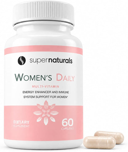 Super Naturals Health Women's Multivitamin - Immune Defence, Vegan - 60 Capsules