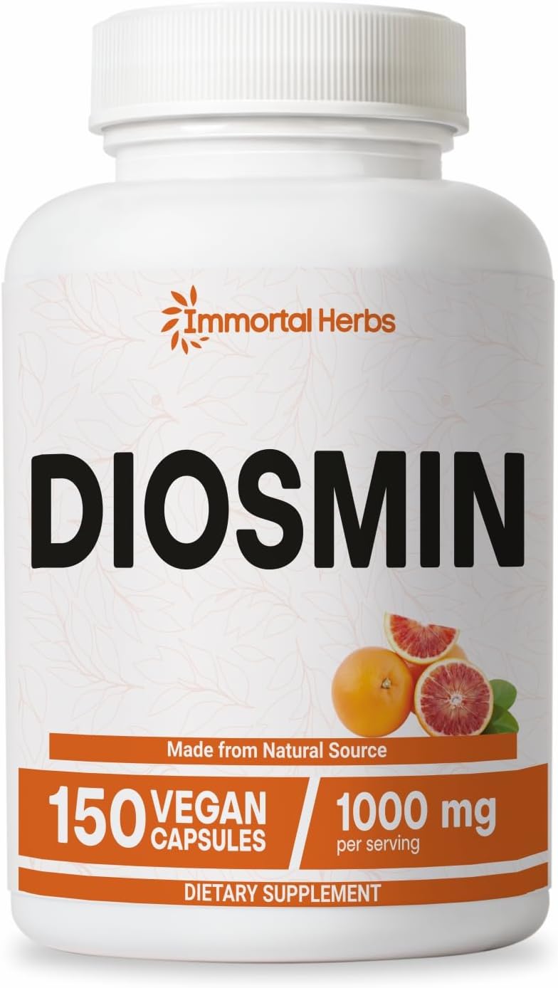 Immortal Herbs Pure Diosmin 1000mg Complex Formula, 150 Capsules - görsel 1