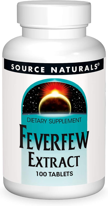 Source Naturals Feverfew Extract – 100 Tablets