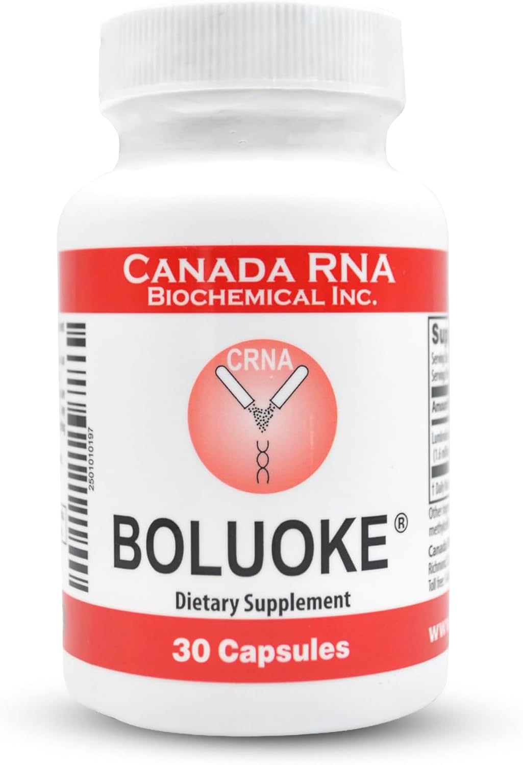 Boluoke Canada RNA Lumbrokinase Enzyme Supplement - Traditionally Inspired Circulatory Wellness Formula - Targeted Delivery Capsules - 30 Capsules - görsel 1