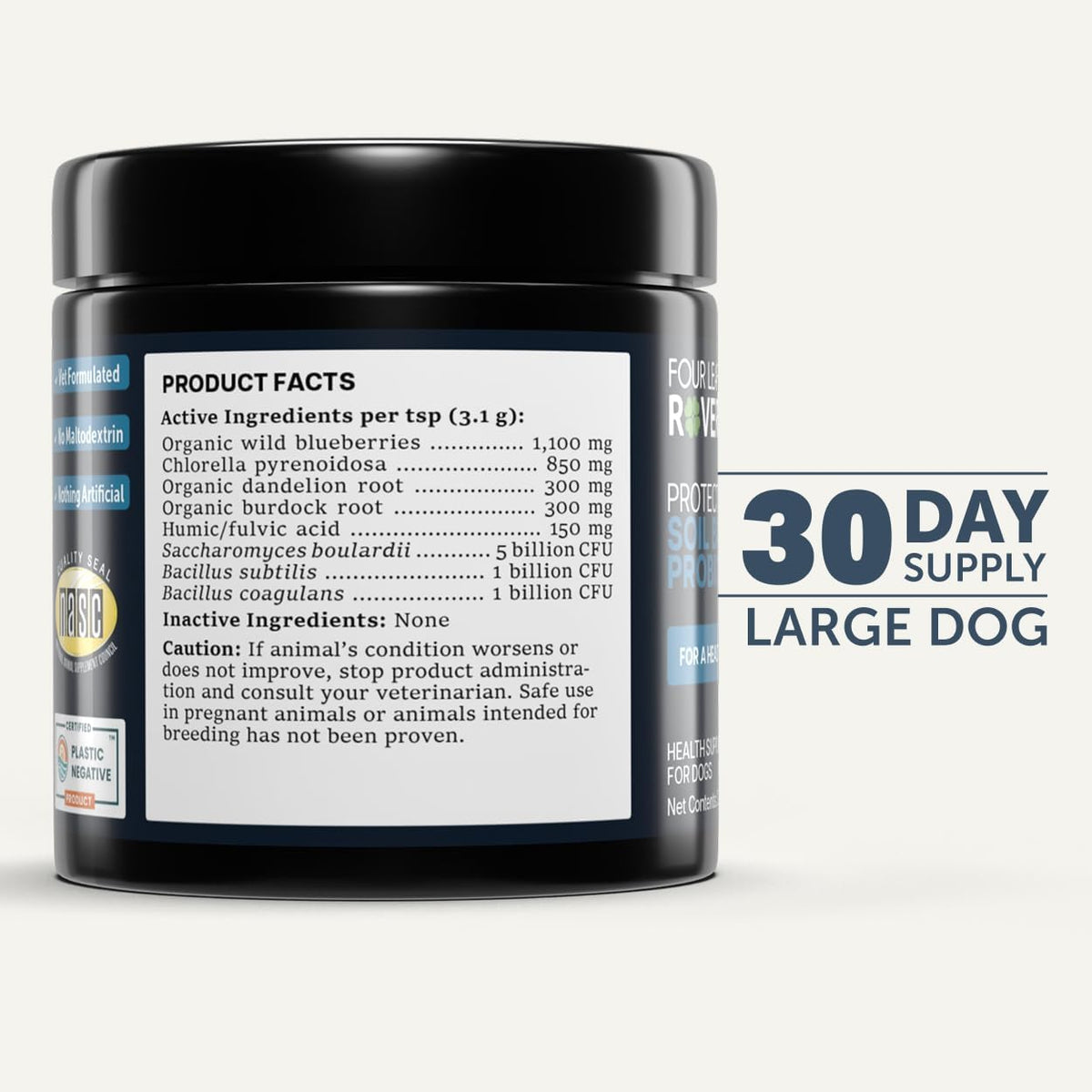Protect - Probiotics for Dogs - Veterinary Formulated - with Natural Prebiotics and Antioxidants - Detoxification & Gut Health - 30 Day Large Dog Supply - görsel 7