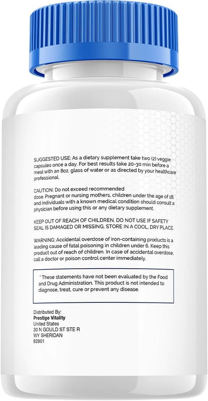 ViraFlexx Capsules Supplement - Advanced Men's Wellbeing Support (180 Capsules, 3 Pack)