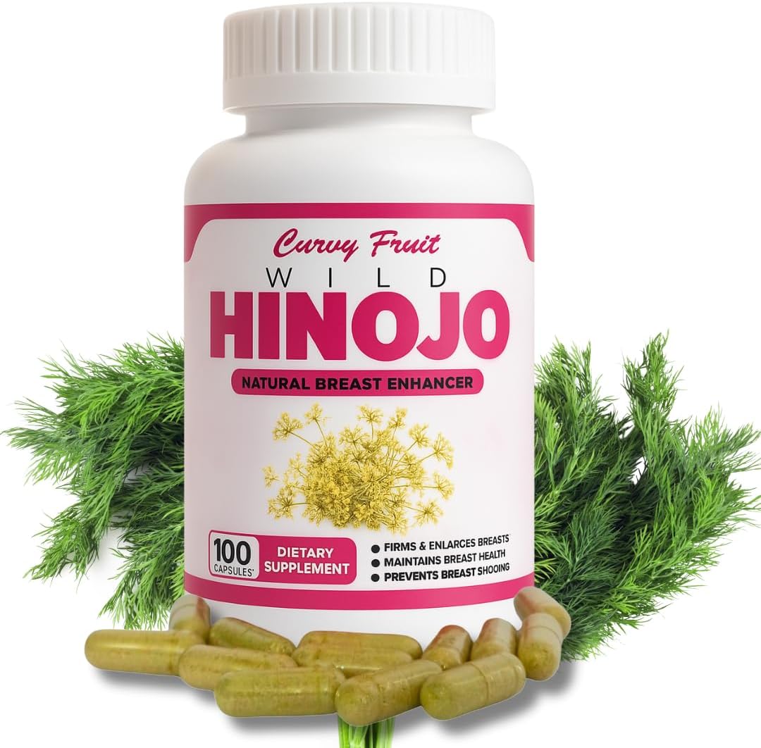 Wild Fennel Capsules – Natural Bust Enhancement & Lifting | Helps Prevent Sagging & Adds Volume | 100% Herbal Formula for a Fuller, Firmer Look | 550 mg – 31-Day Supply - görsel 1