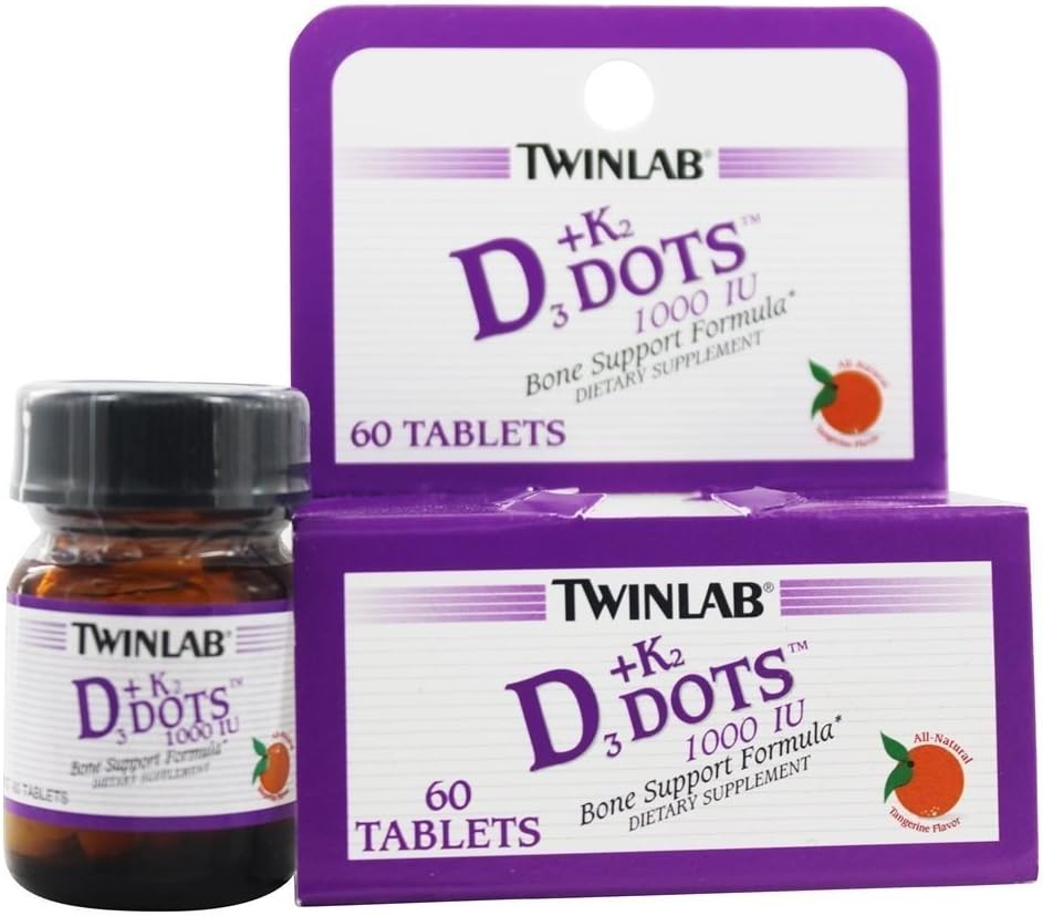 Twinlab Vitamin D3 1000 + K2dot - görsel 1