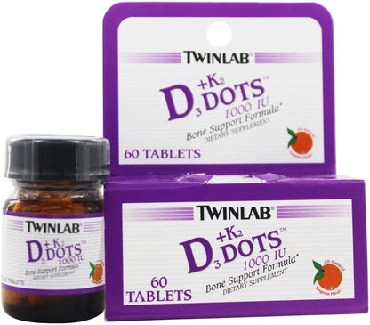 Twinlab Vitamin D3 1000 + K2dot