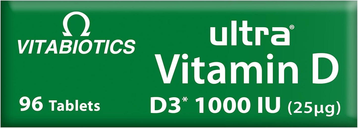 Ultra by Vitabiotics Vitamin D Tablets x 96 - görsel 7