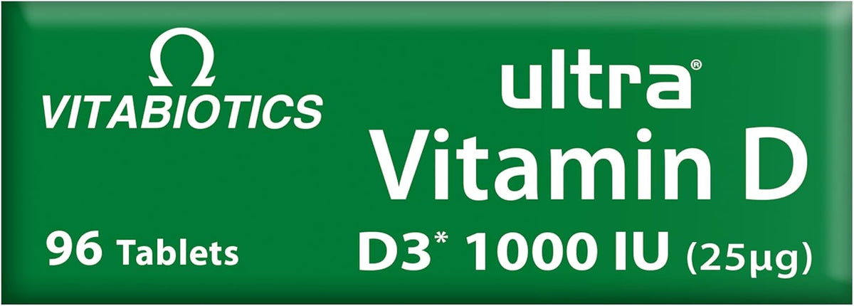 Ultra by Vitabiotics Vitamin D Tablets x 96 - görsel 7