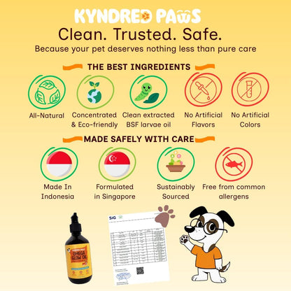 Kyndred Paws Omega-3-6-9 Oil for Dogs – 250 ml
