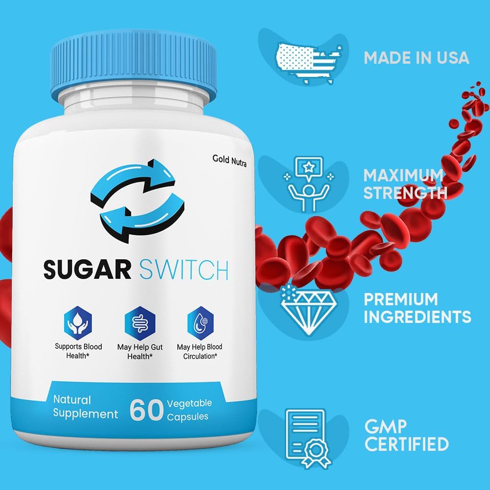 SugarSwitch Capsules – All Natural Glycogen Support Supplement (2 Pack) - görsel 3