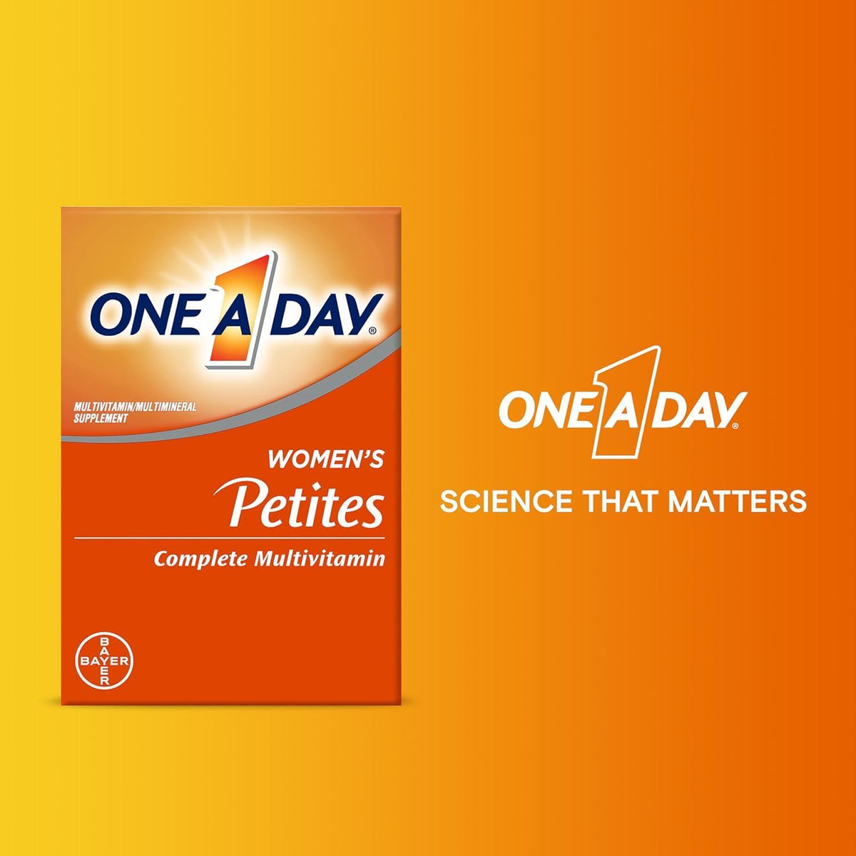 One-A-Day Women's Petites Complete Multivitamin, 160 Tablets - görsel 5
