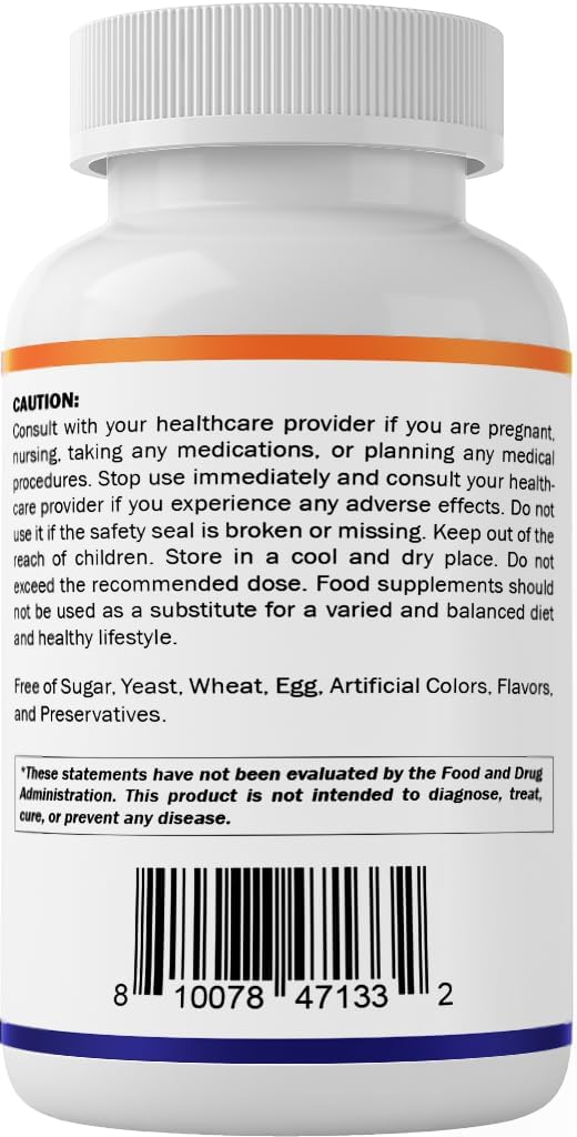 Vitamatic Vitamin B1 (Thiamine Mononitrate) 100mg, 250 Vegetarian Tablets - görsel 8