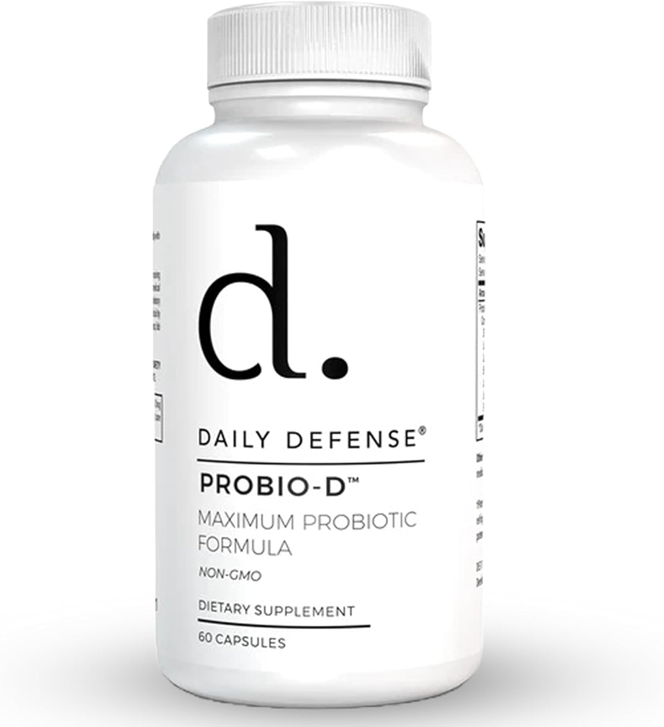Daily Defence Probiotic Digestive Health Supplement - Daily Probiotics for Men & Women - 60 Capsules, PROBIO-D - görsel 1