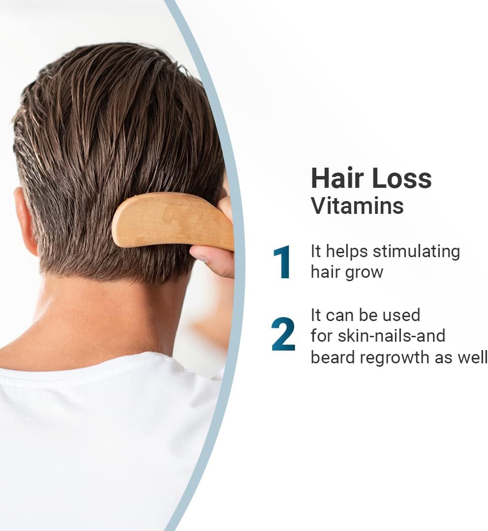 Natural Care Biotin Hair Growth Vitamins for Hair, Skin and Nails - görsel 3