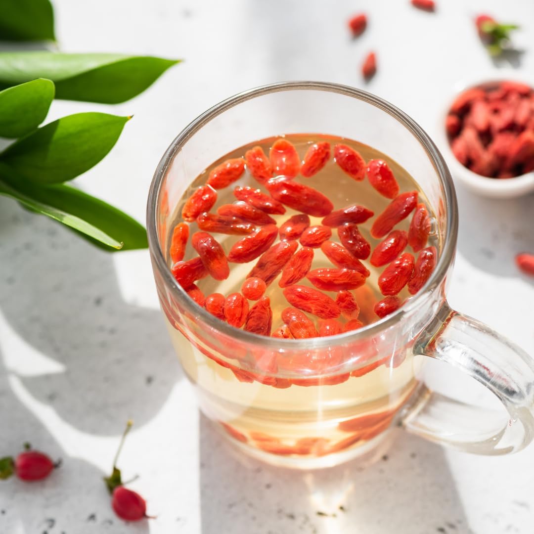 Pure Original Ingredients Goji Berry Powder (227g) - Wolfberry Traditional Herbal Food Supplement, Non-GMO - görsel 4