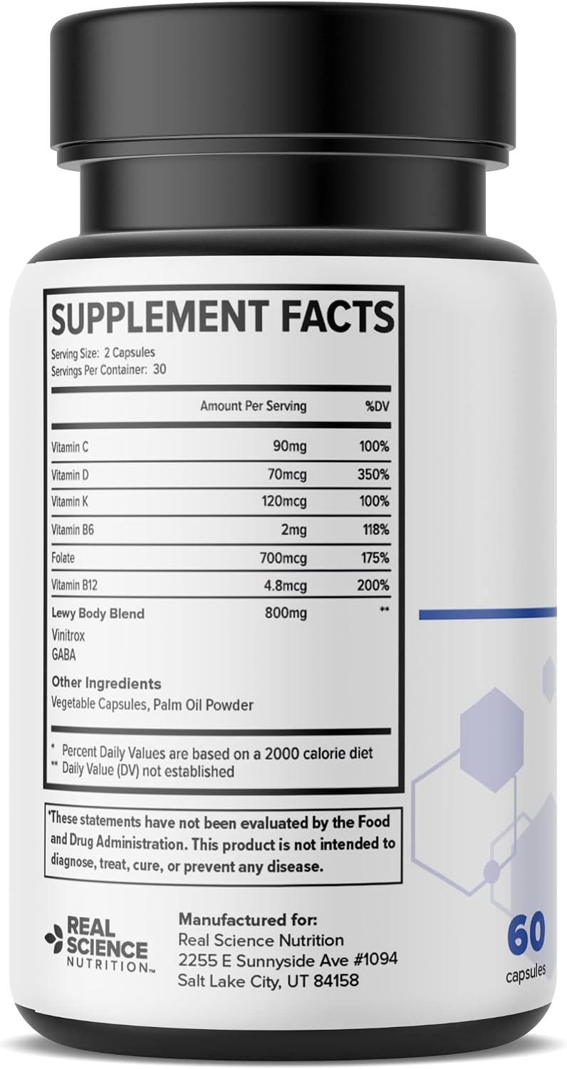 Real Science Nutrition Lew-X – Cognitive Support Supplement for Memory & Muscle Relaxation - görsel 3