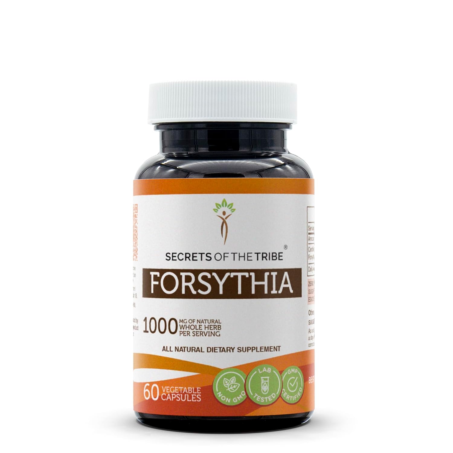 Secrets of the Tribe Forsythia 60 Capsules, Made with Vegetable Capsules and Lian Qiao, Forsythia Suspensa Dried Fruit (60 Capsules) - görsel 1