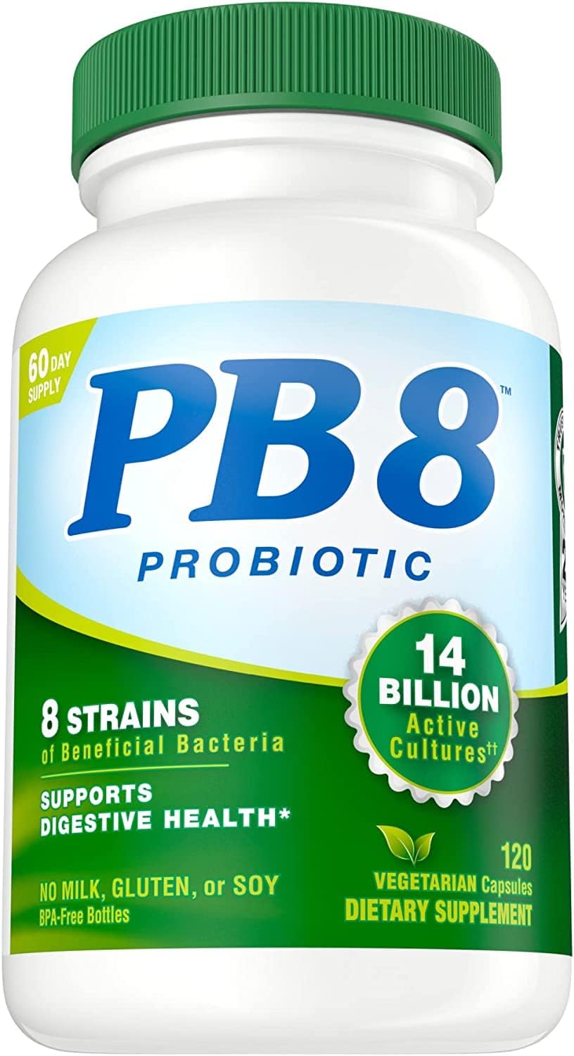Nutrition Now PB8 Pro-Biotic Vegetarian Acidophilus - 120 Capsules (3-Pack) - görsel 1