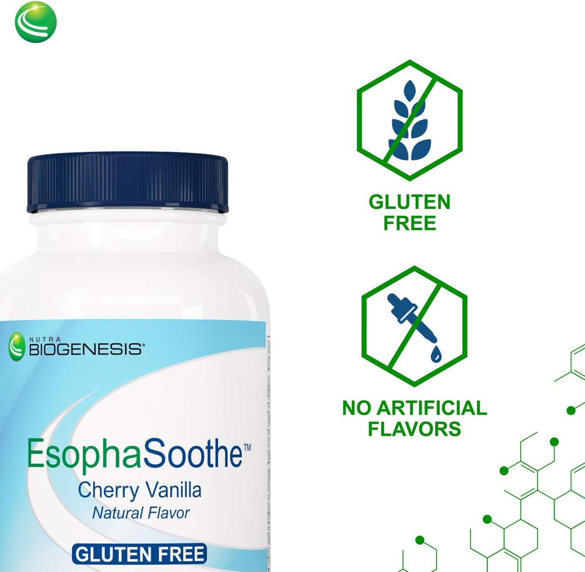 Nutra Biogenesis EsophaSoothe - Chewable Oesophageal Support with Magnesium, Potassium & Calcium for Men & Women - 60 Tablet Chews - görsel 4