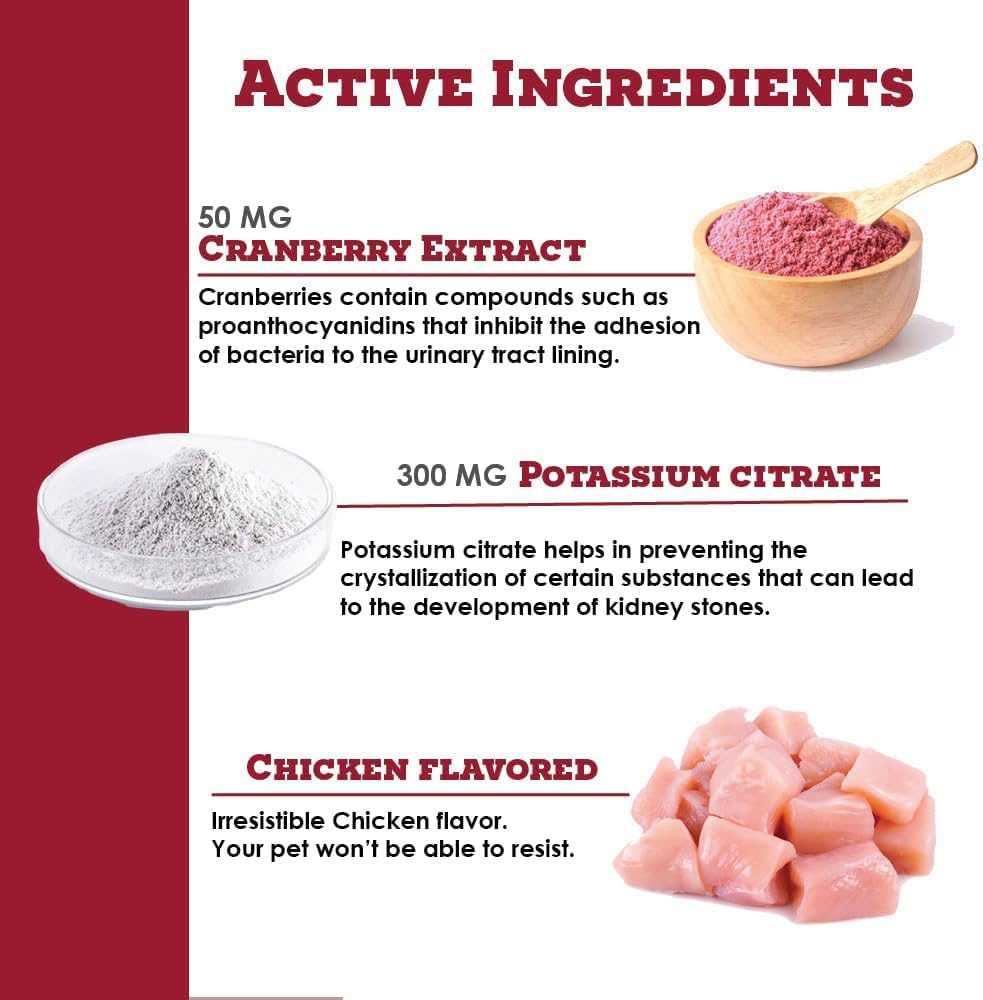 K-Plus Potassium Citrate + Cranberry Granules for Dogs & Cats - görsel 5