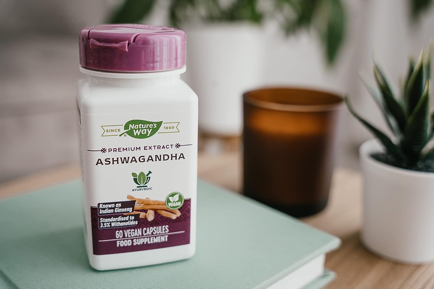 Nature's Way Ashwagandha, 60 Vegetable Capsules - görsel 9