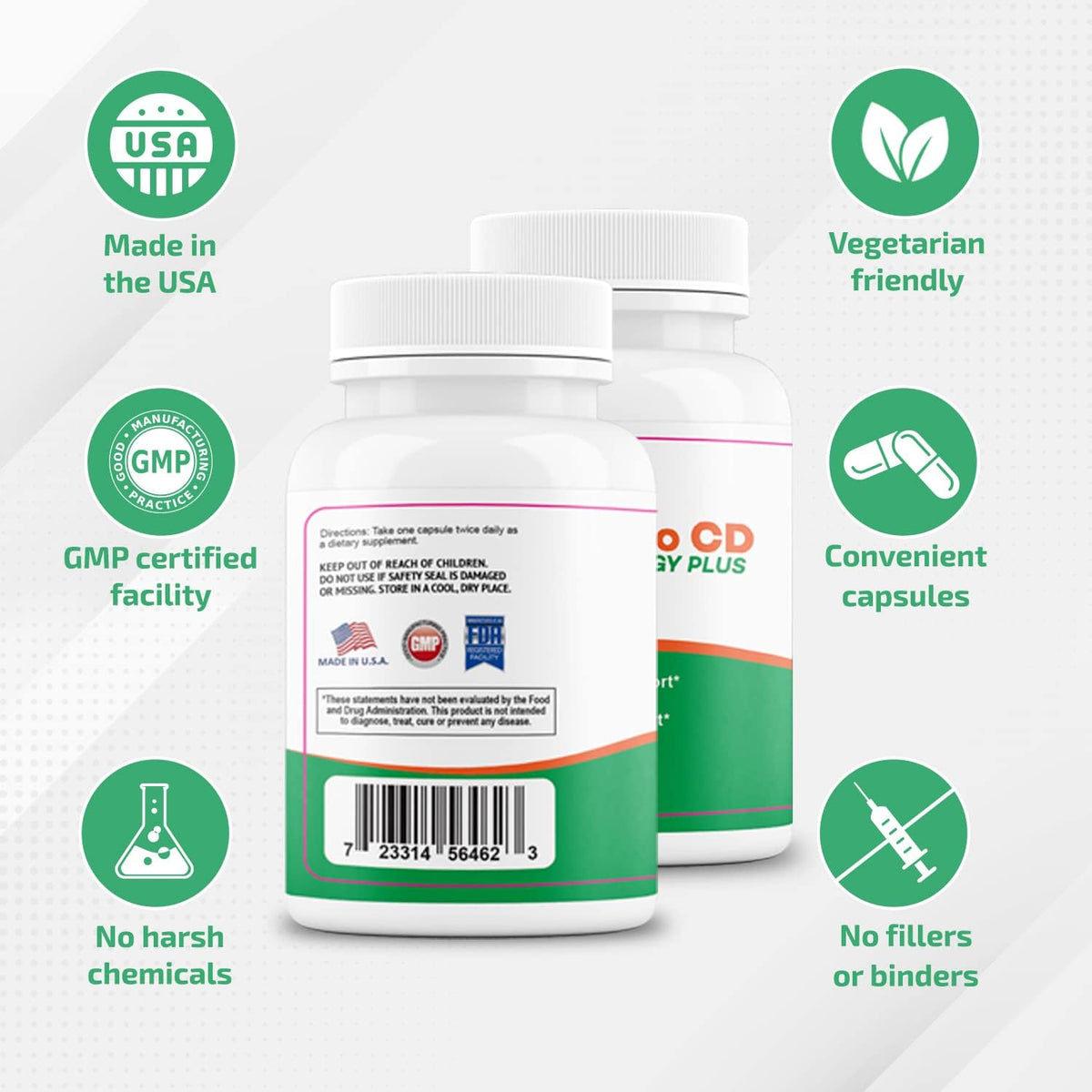 VitaB Pro CD Energy Plus - 6-in-1 Natural Energy & Immune Booster, Mood Balance - görsel 3