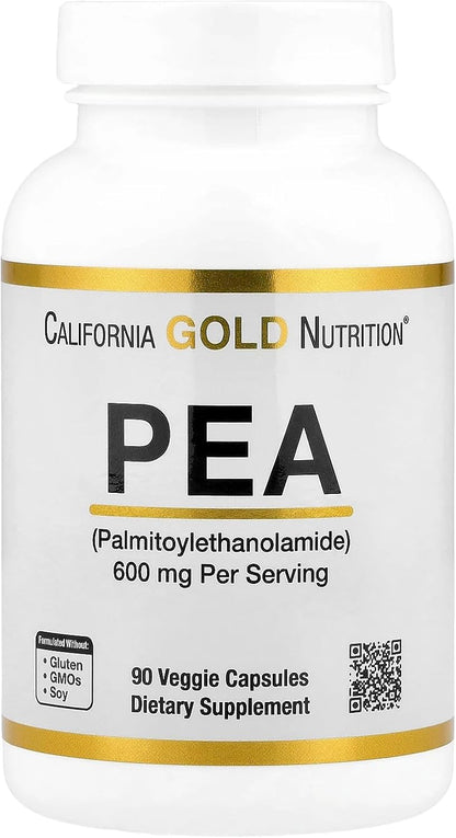 Lake Avenue PEA (Palmitoylethanolamide) - Micronised, 300 mg, 90 Vegetable Capsules