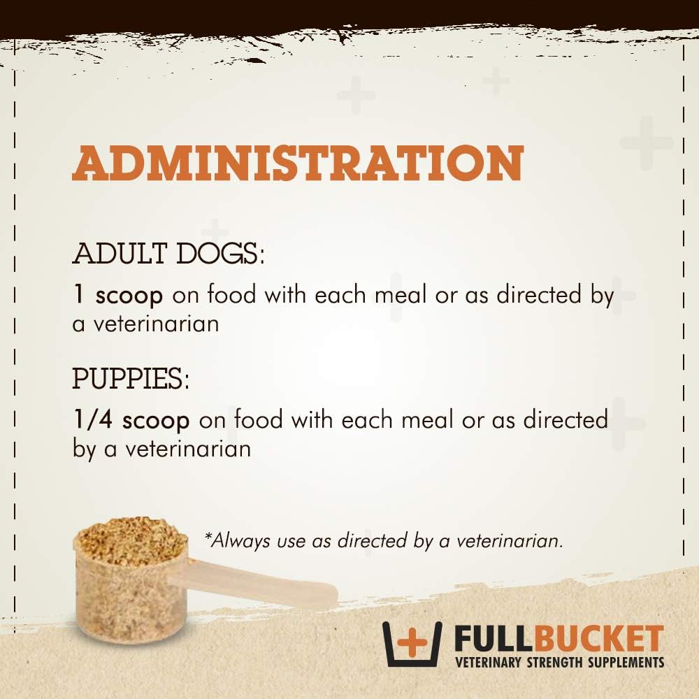 FullBucket Daily Dog Probiotic 30 Servings - Supports Natural Digestion with Probiotics, Prebiotics & Digestive Enzymes - Tasty Probiotic Powder for Dogs - görsel 6