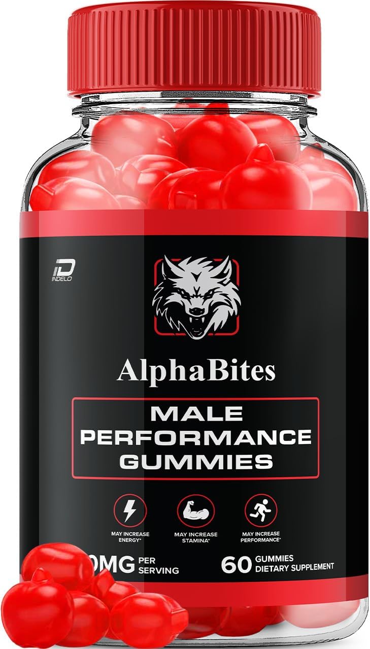 Alpha Bites for Men Gummies – Advanced Formula for Muscle Growth and Overall Health (60 Gummies) - görsel 1