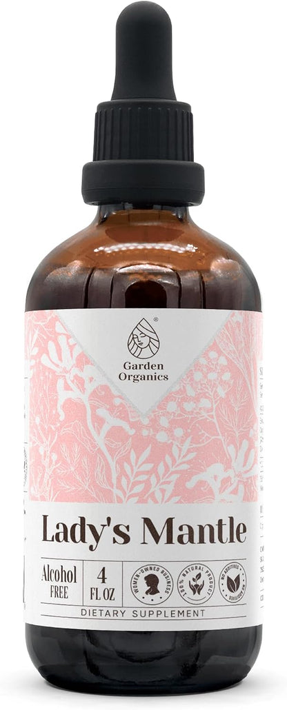 Lady's Mantle Alcohol-Free Natural Tincture Extract, Traditional Herbal Support, Liquid Drops (118 ml)