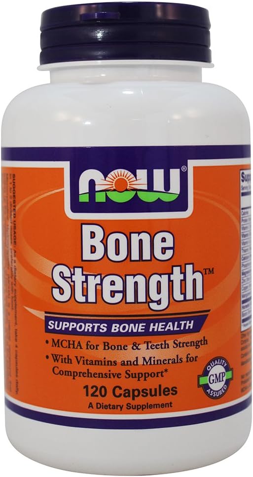 NOW Bone Strength, 120 Capsules (Pack of 2) - görsel 4